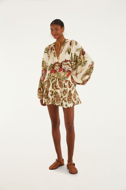 Short Floral Raiana