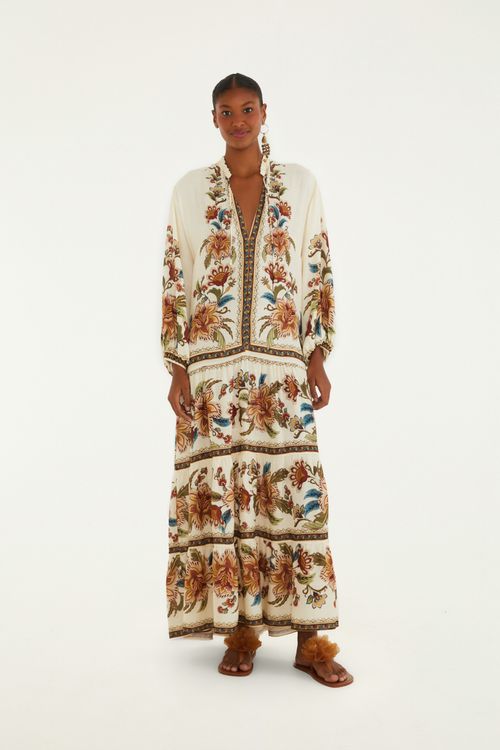 Vestido Cropped Jardim Majestoso