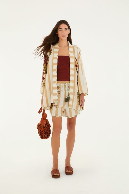 Short Floral Ligia