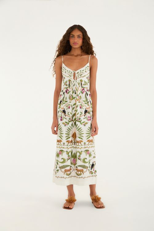 Vestido Cropped Floresta Doce