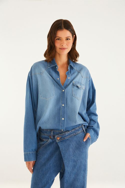 Camisa De Mezclilla Mare Del Sol