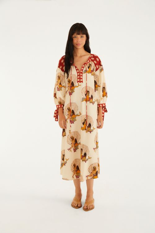 Vestido Midi Sereia Banana