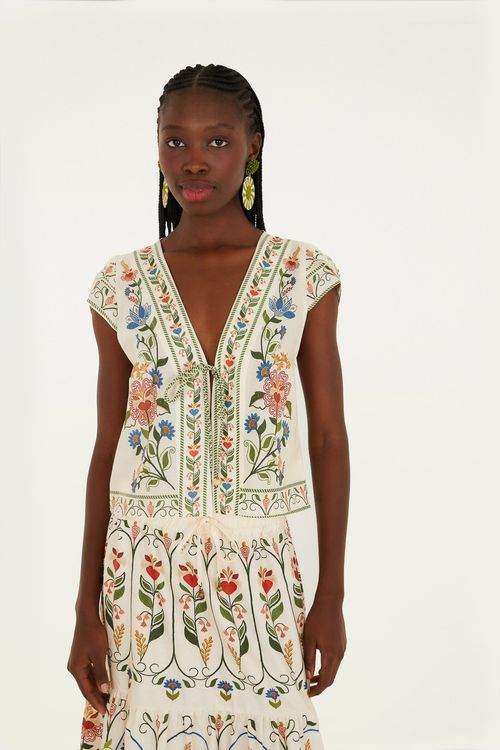 Blusa Jardín Belleza