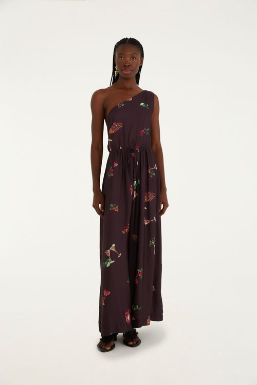 Vestido Alca Coquetel Tropical