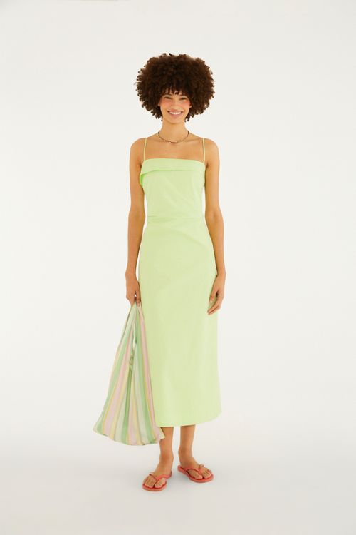 Vestido Alcinhas Reto