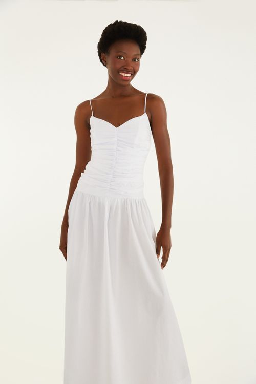 Vestido Franzido Frente