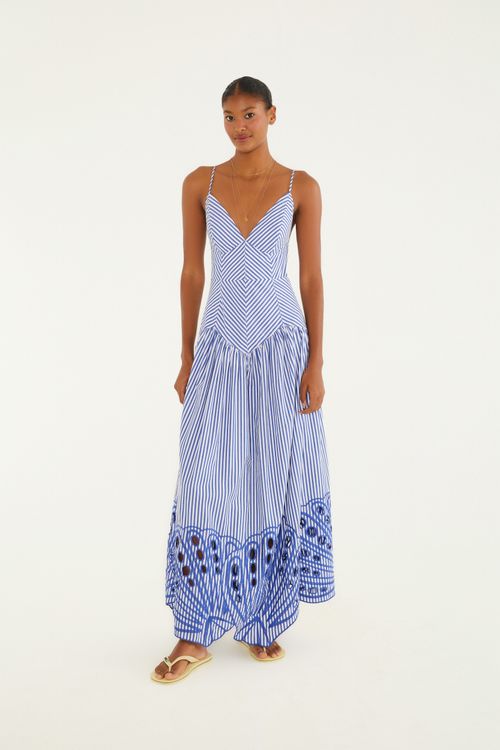 Vestido Richilieu Conchas