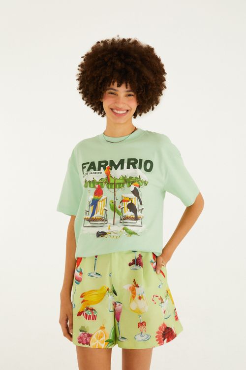 Tshirt Media Floco De Areia Farm Rio