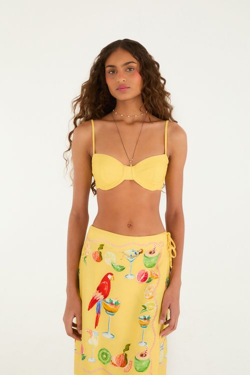 Blusa Franzida Com Amarracao e