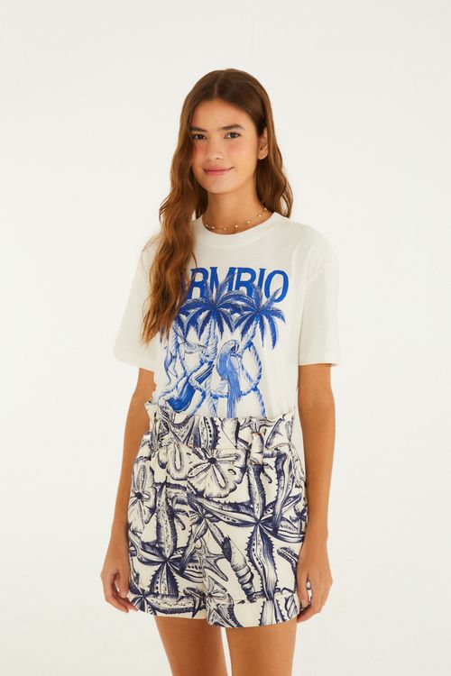 Short Sarja Desejo Do Mar