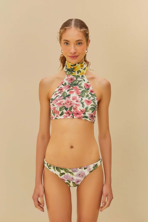 Biquíni Patch Estampa Bouganvillea