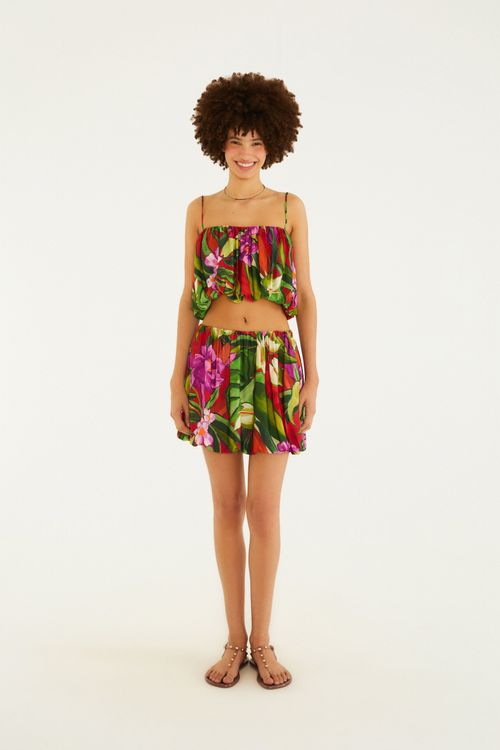 Saia Balone Folhagem