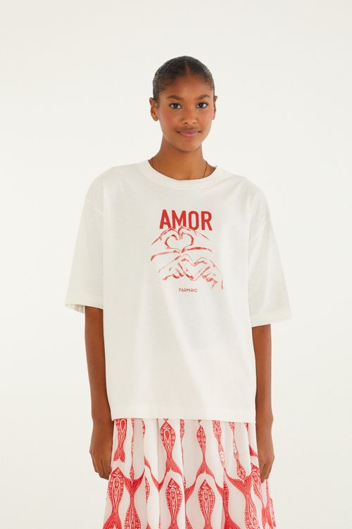Tshirt Ampla Amor Farm Rio